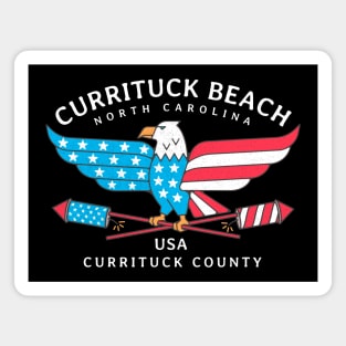 Currituck Beach, NC Summer Patriotic Pride Fourth of July Magnet